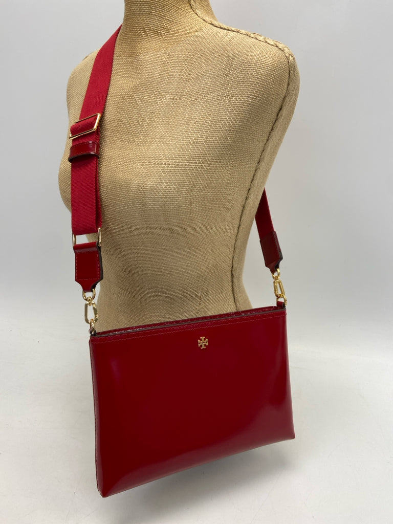 Tory Burch Red Patent Crossbody