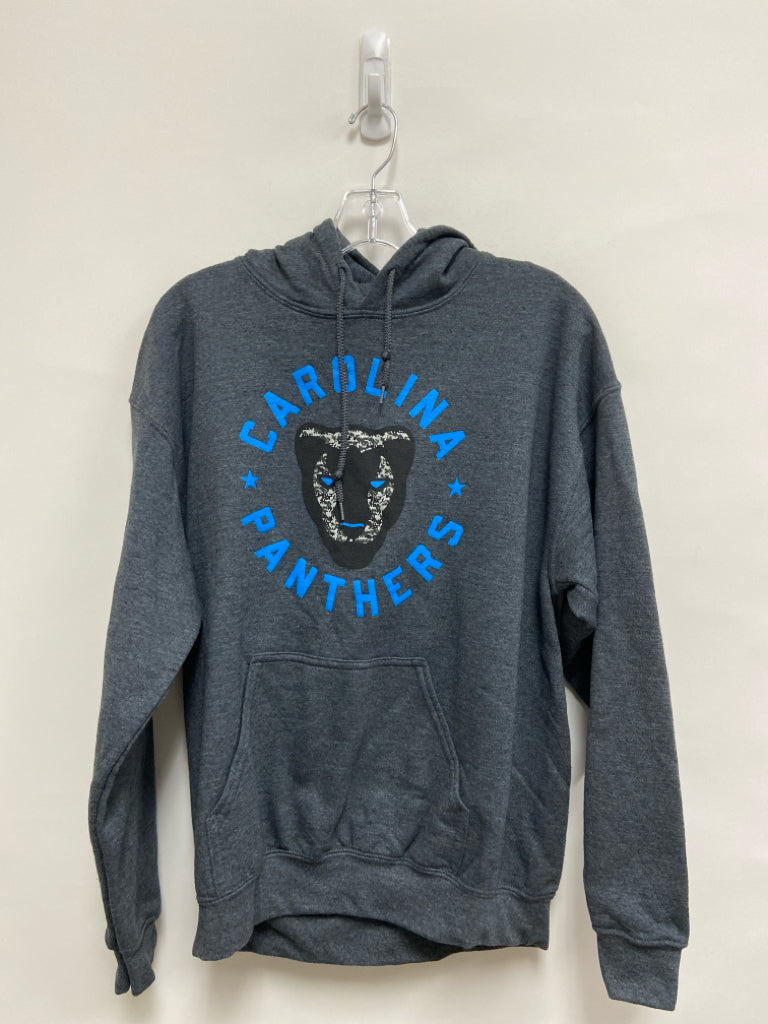 GILDAN SIZE M Gray Blue Carolina Panthers Hooded Boy&