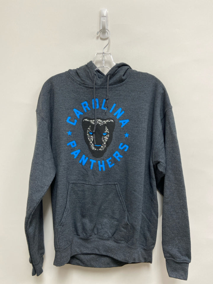 GILDAN SIZE M Gray Blue Carolina Panthers Hooded Boy&