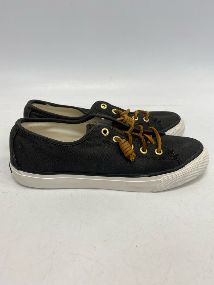Sperry  Size 6 Black Brown Sneakers