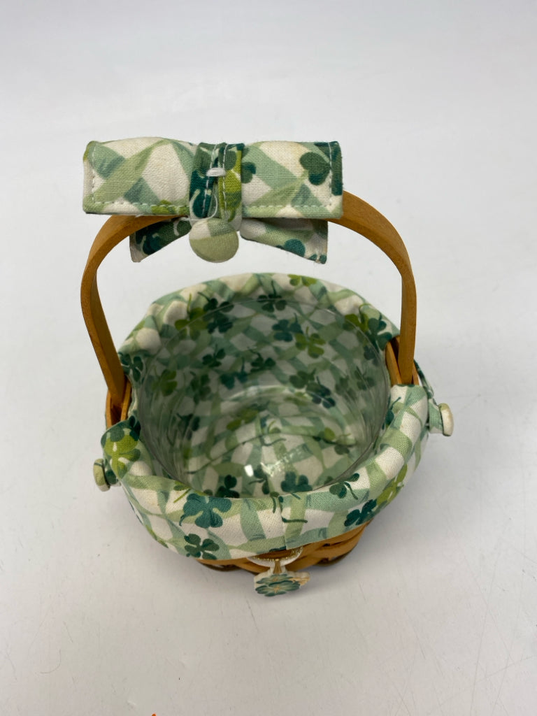 Longaberger Brown Green St. Patrick&