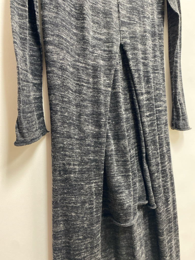 NWT Zara Size S Dark Gray Mottled Maxi Ladies Dress
