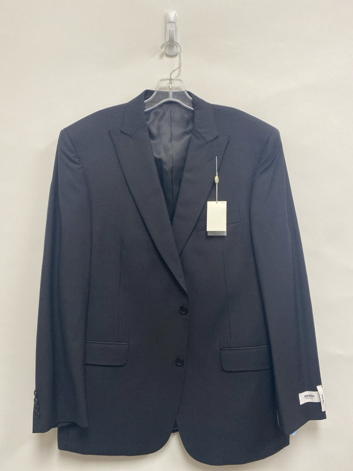 NWT Murano Size 46R Black White Striped Men&