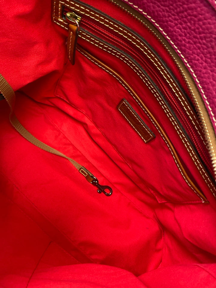 Dooney &amp; Bourke US Shoe Size Raspberry Brown Handbag