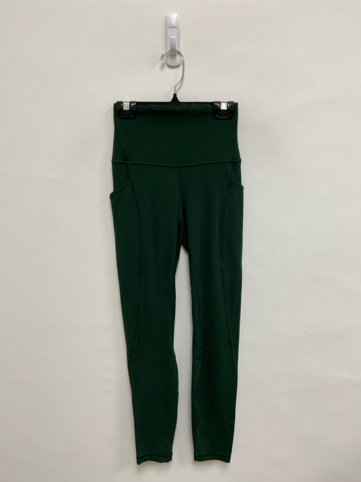 Lululemon Size 2 Green Athletic Leggings
