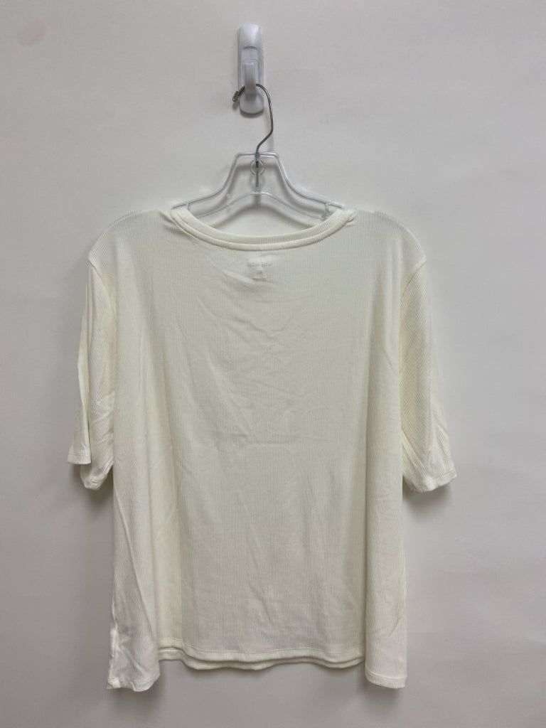 NWT Nine West Size XL White Ladies Top