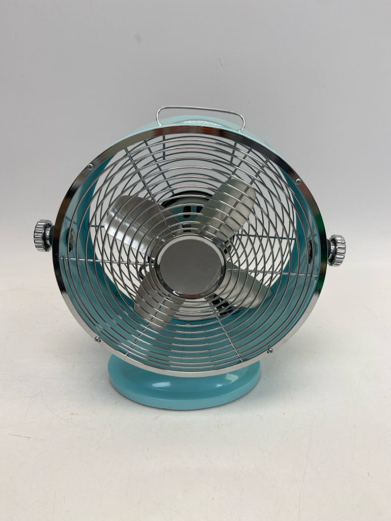 Aqua Silver Metal Misc. Home Item