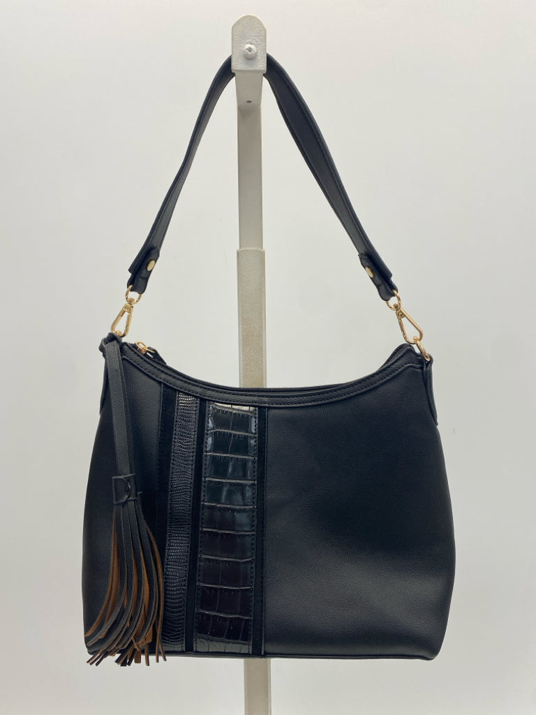 Black Tassel(es) Handbag
