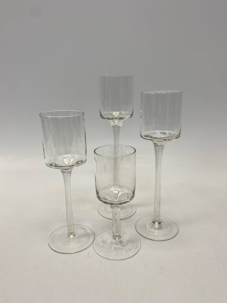 Clear Glass Candleholder(s)