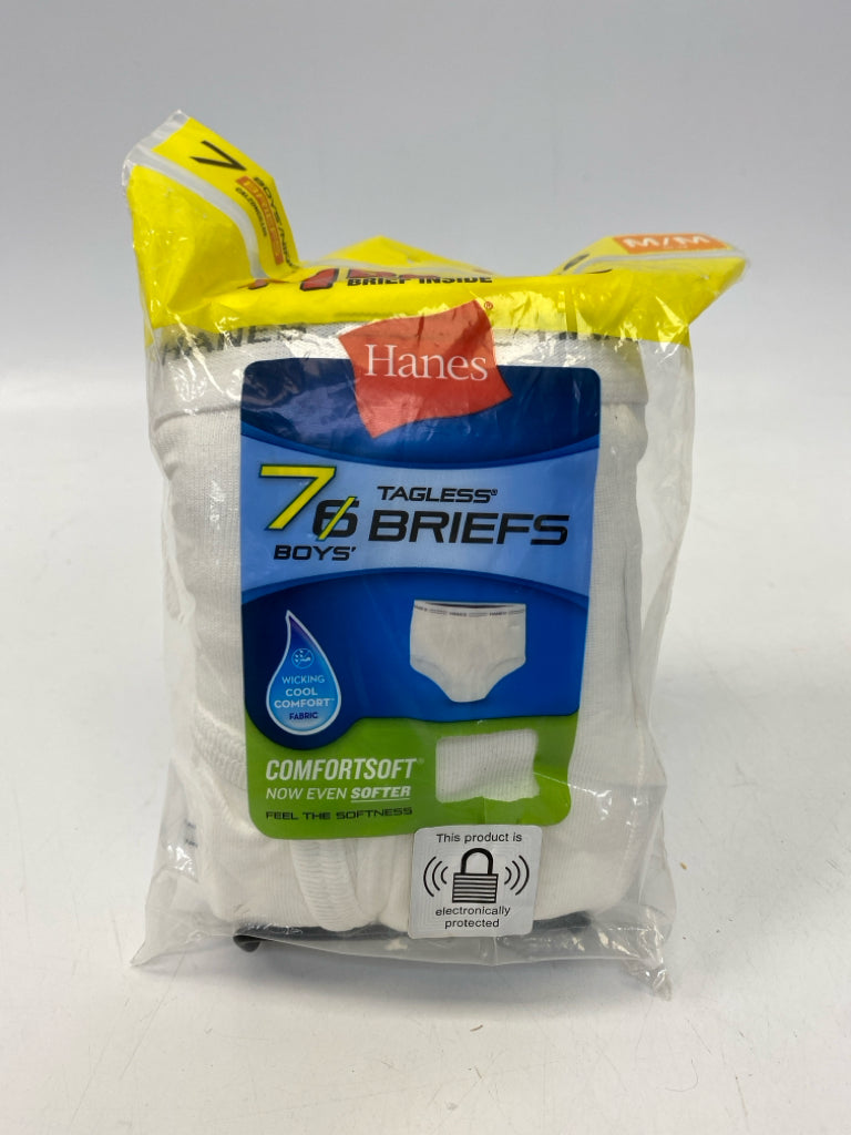 NEW/PKG Hanes SIZE M White Boy&