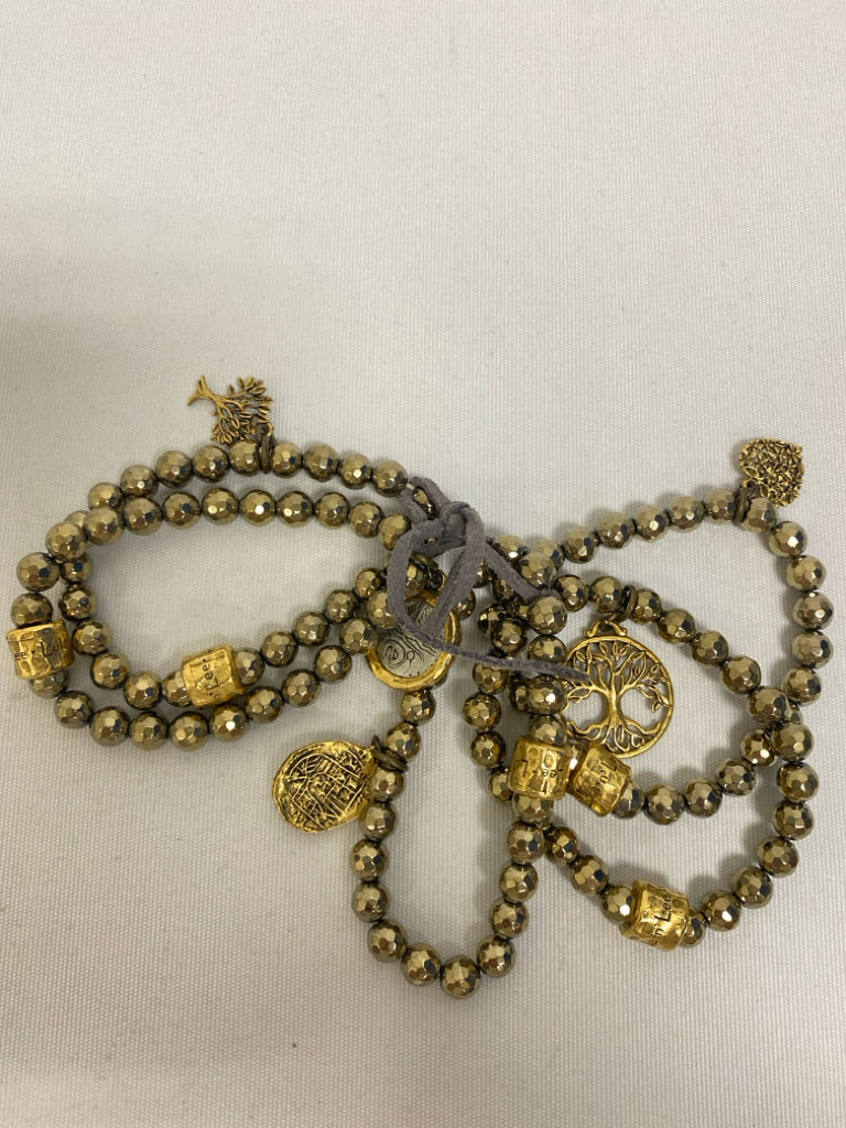 Gold Color Charms Bracelet