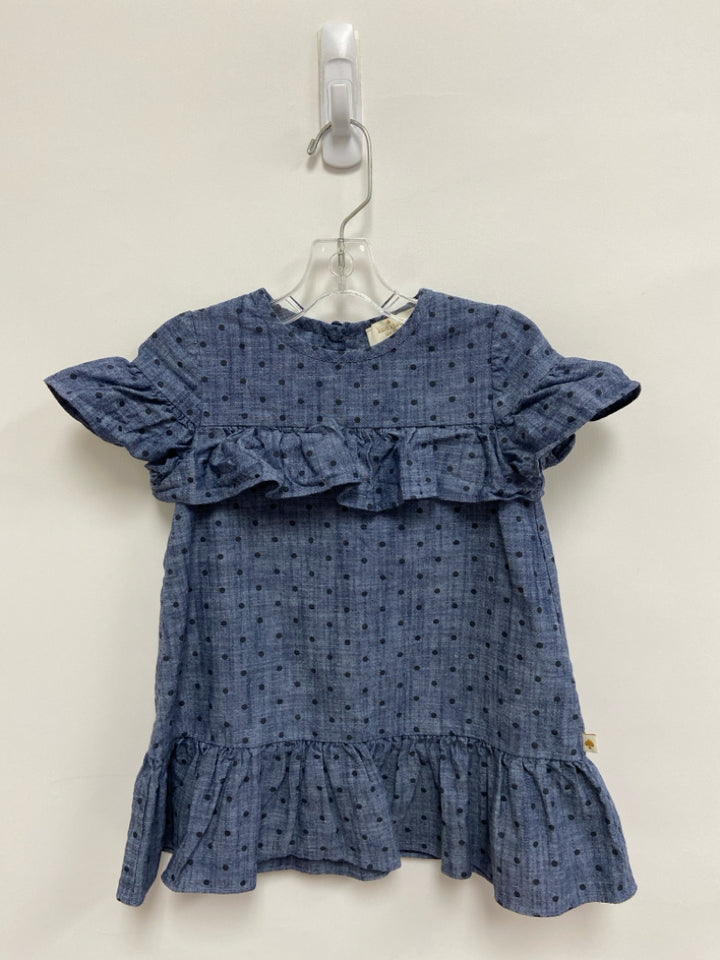 Kate Spade SIZE 3 Blue Black Polka Dot Girl&