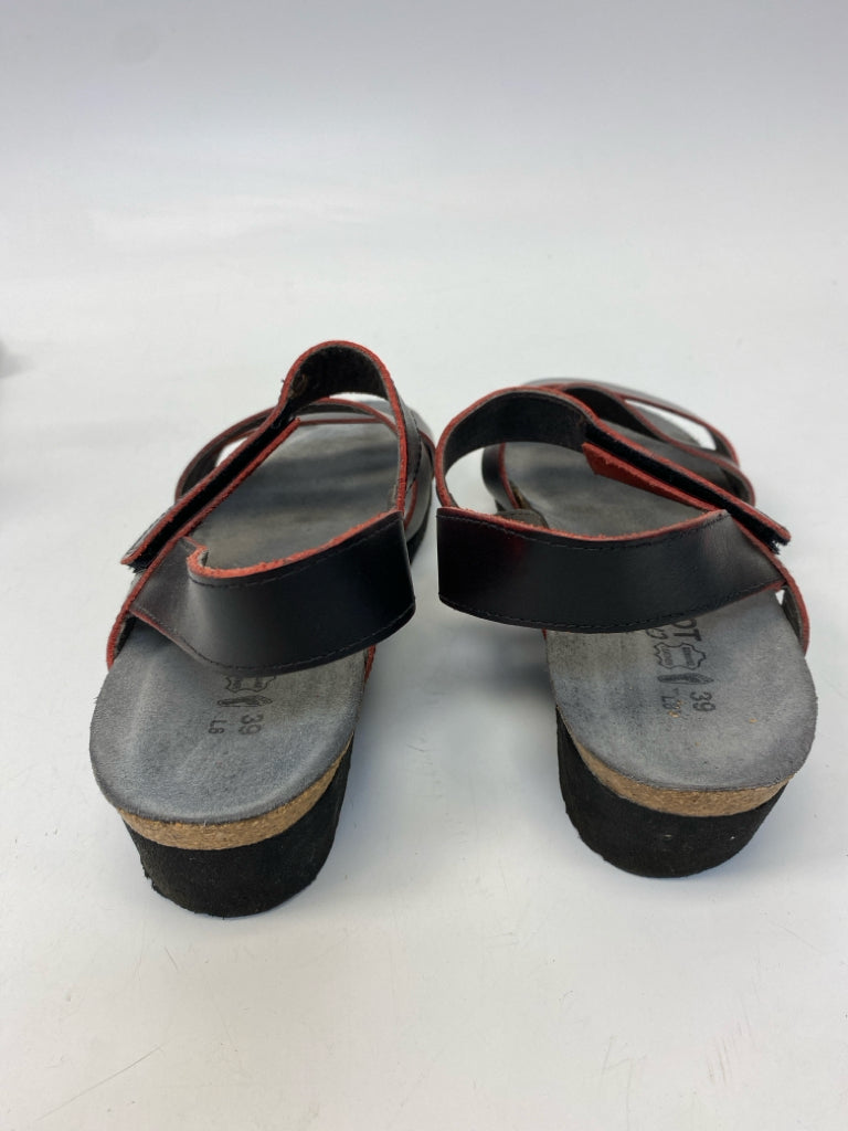 Naot  Size 8 Dark Burgundy Sandals
