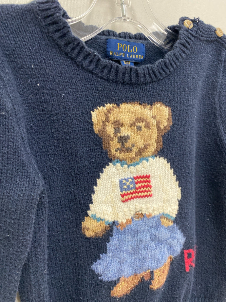 Polo SIZE 3T Navy Bears Girl&