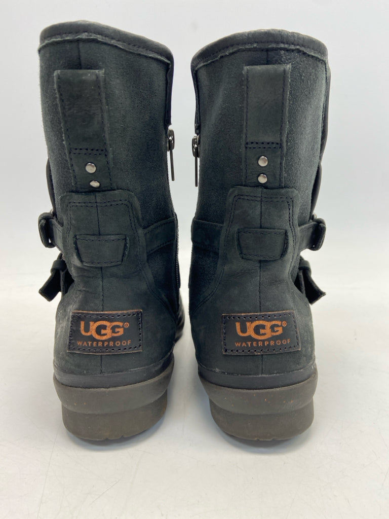 UGG US Shoe Size 7.5 Black Buckle(s) Boots