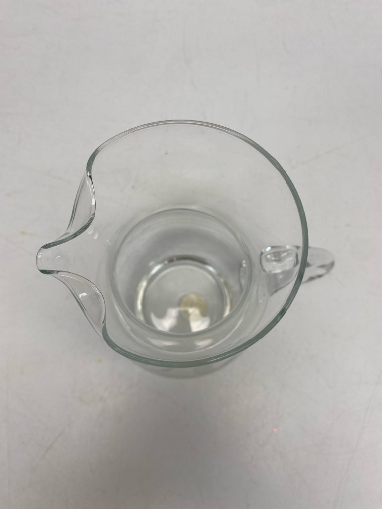 Princess House Clear Etched Pitcher