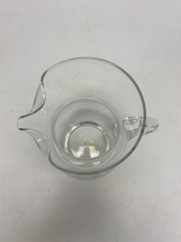Princess House Clear Etched Pitcher