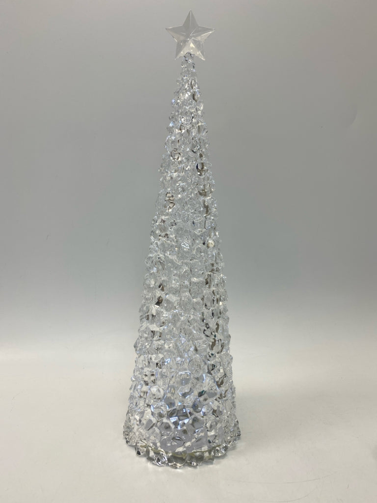 Clear Lit Acrylic Christmas