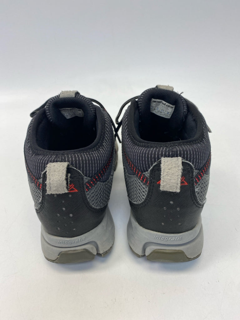 Size 8 Gray/Black Lace-Up Men&