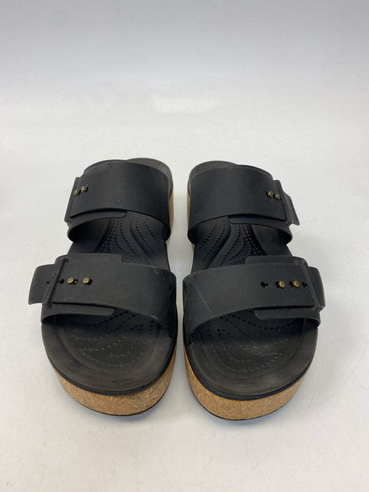 Crocs  Size 10 Black Sandals