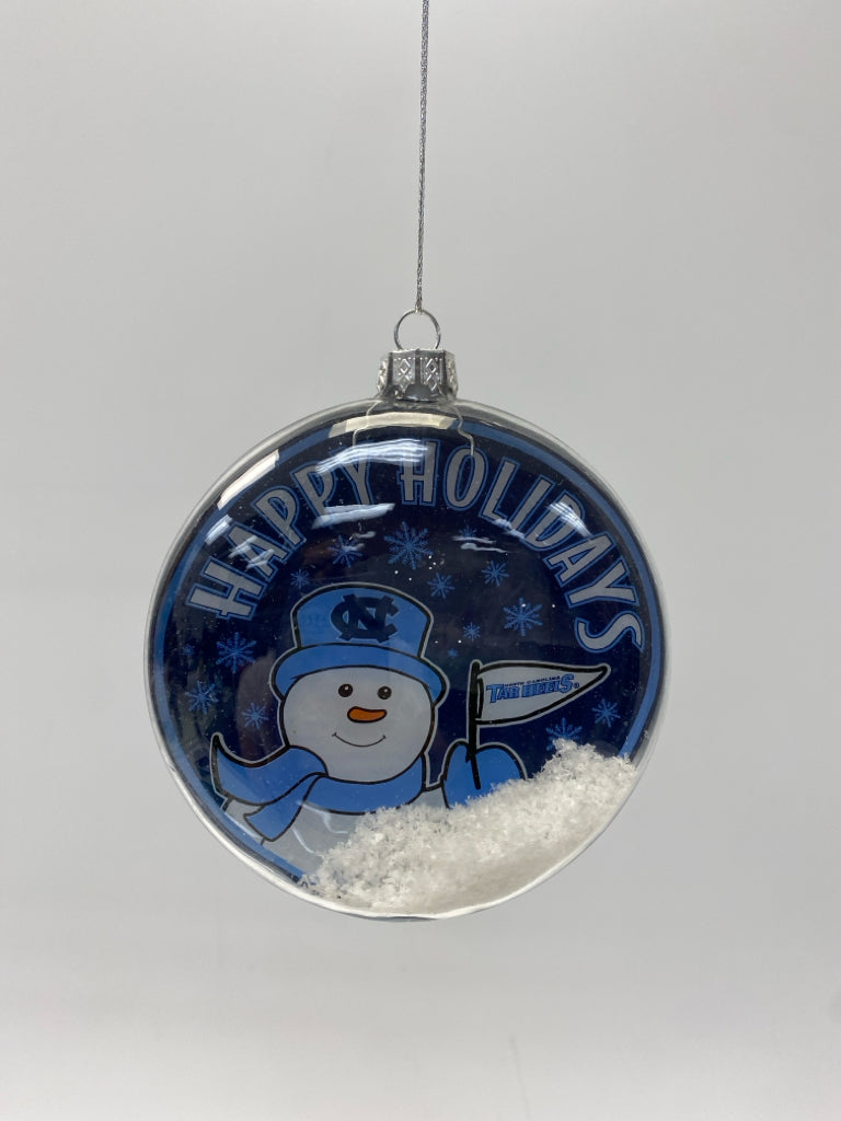 Clear Blue UNC Ornaments