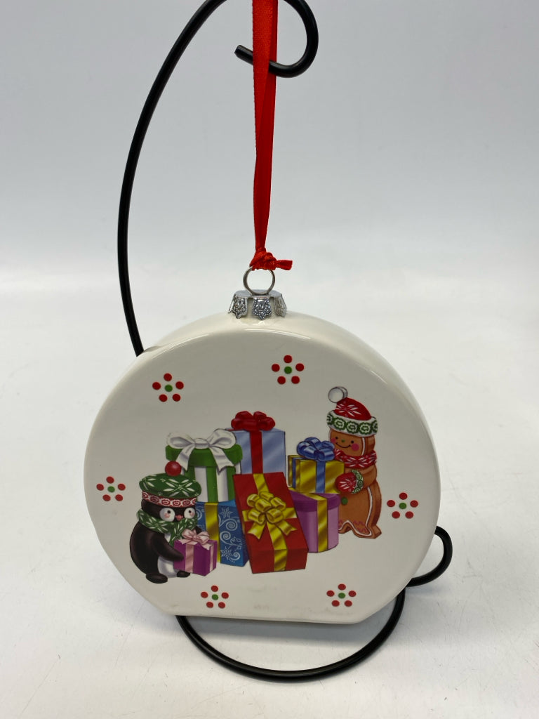 White Multi Color Christmas