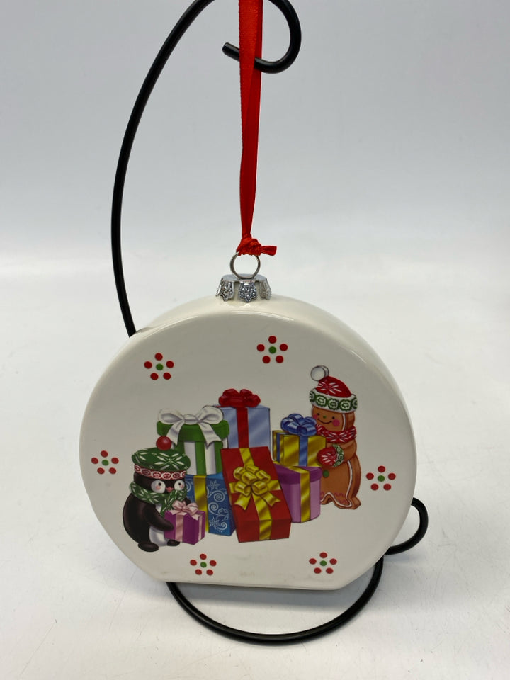 White Multi Color Christmas
