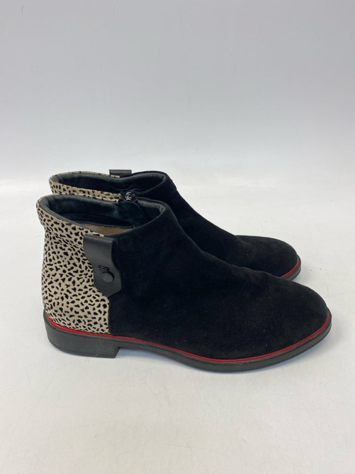 Beautifeel EU Shoe Size 40 Black Cream Animal Print Boots