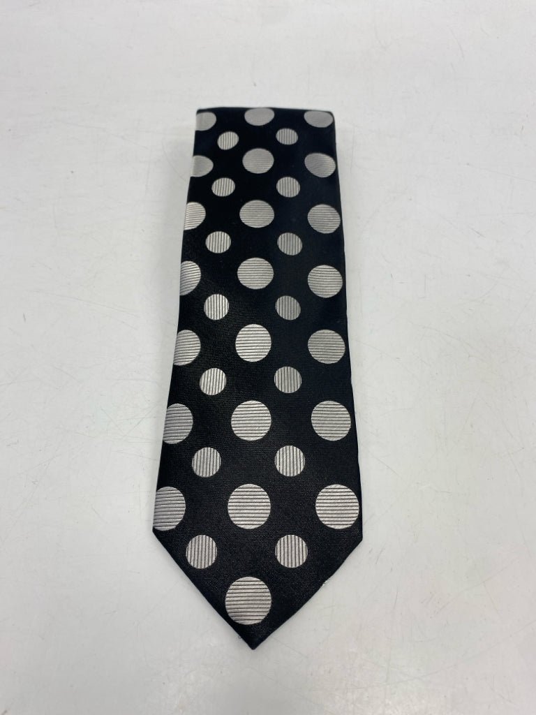 Steven Land Black Silver Circles Men&
