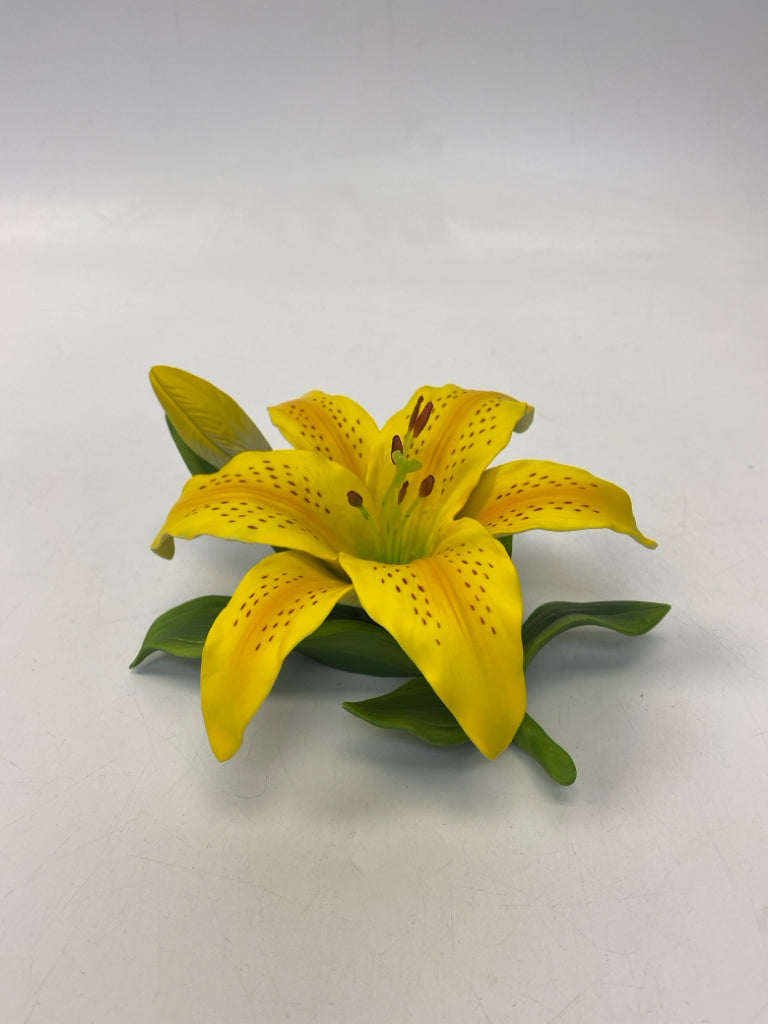 Andrea/Sadek Yellow Porcelain Figurine