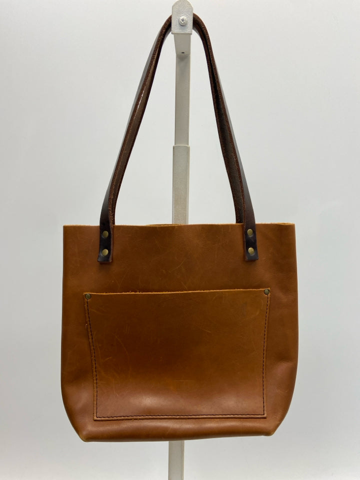 Portland Leather Goods Brown Leather Handbag