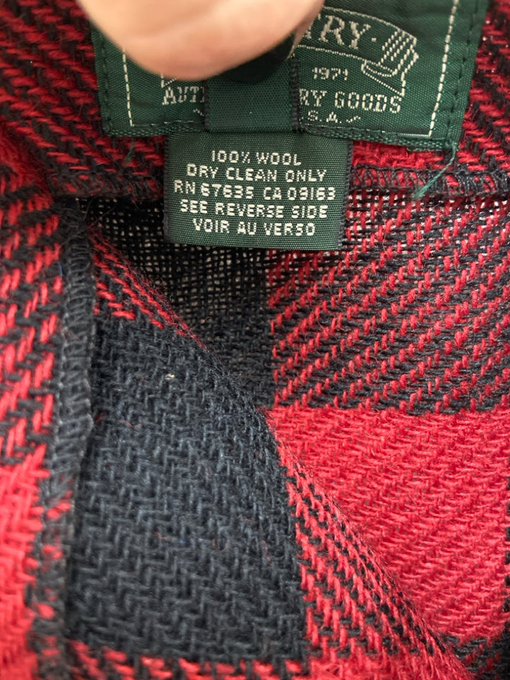 NWT Ralph Lauren Size 14 Red/Black Buffalo Check Wool Ladies Skirt