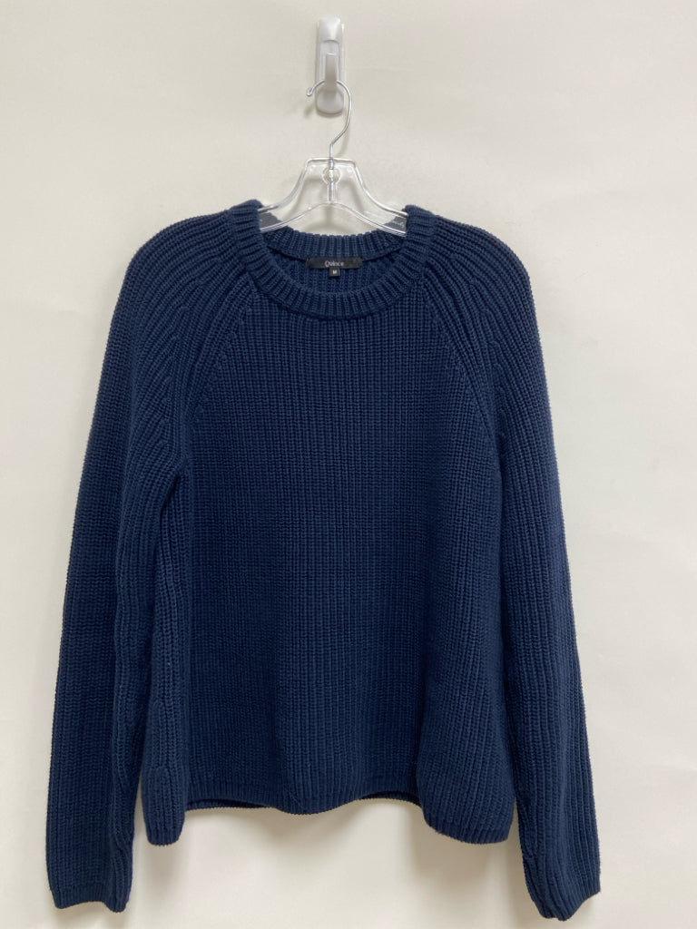 Quince Size M Navy Chunky Ladies Sweater