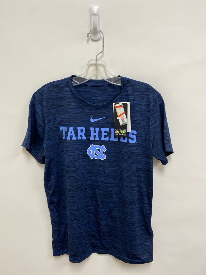 NWT Molly &amp; Millie Size S Navy/Blue Streaked Athletic Top