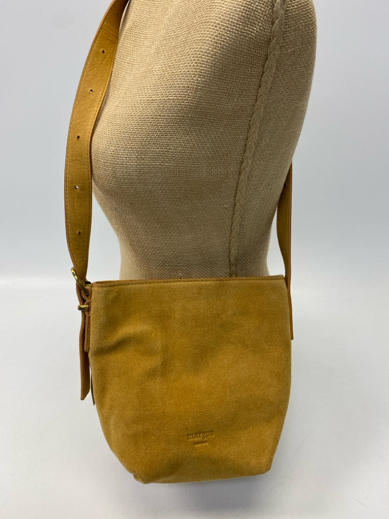 NWT Margot Tan Suede Crossbody