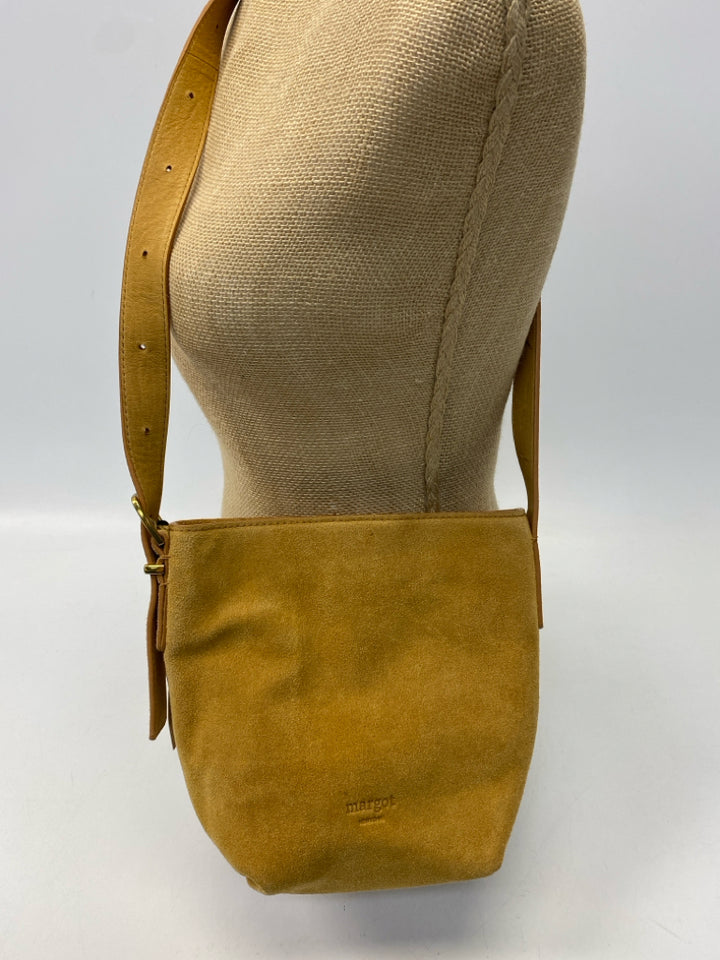 NWT Margot Tan Suede Crossbody