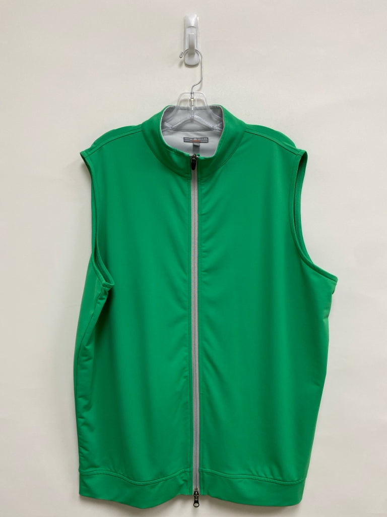 Peter Millar Size XL Green Zip Down Men&