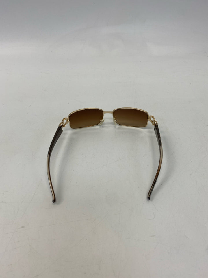 Gold Brown Sunglasses