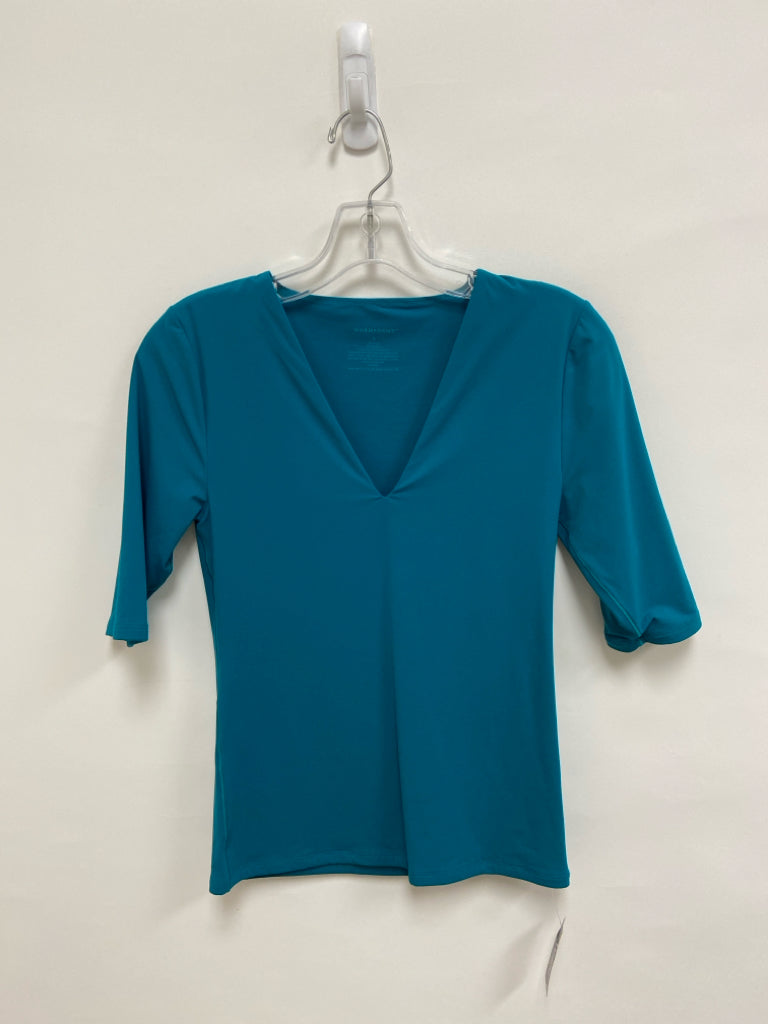 NWT Wht House/Blk Mkt Size S Turquoise Ladies Top