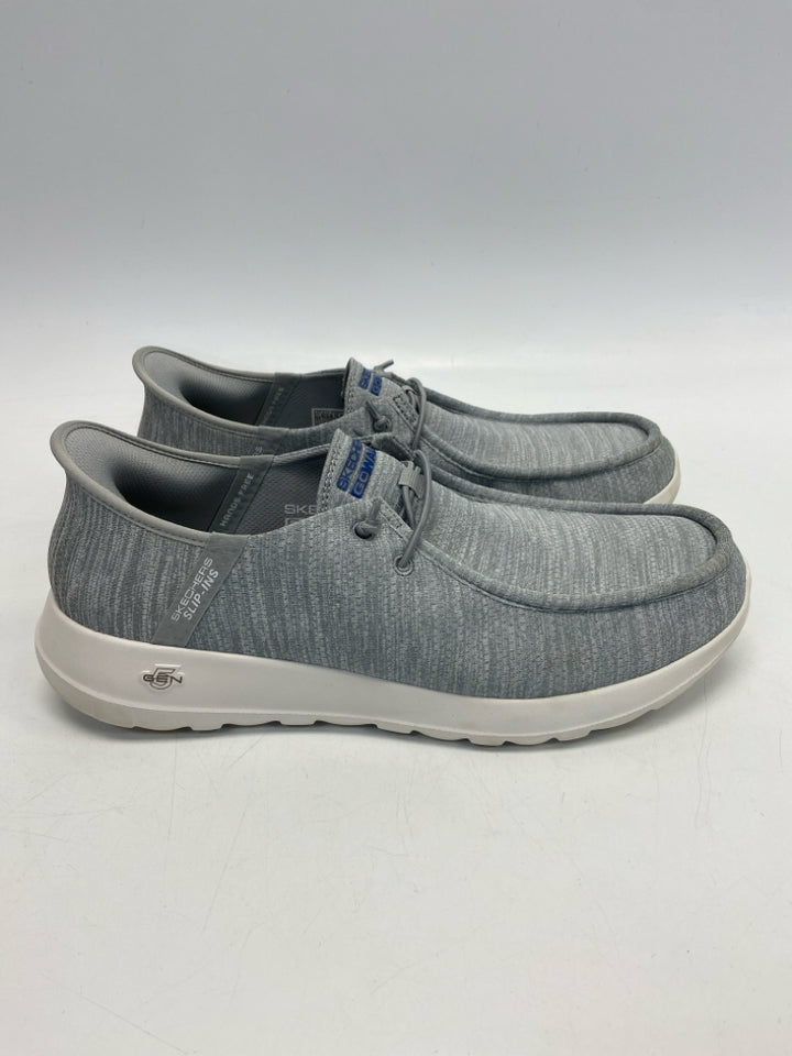 Skechers Size 11.5 Gray Streaked Men&