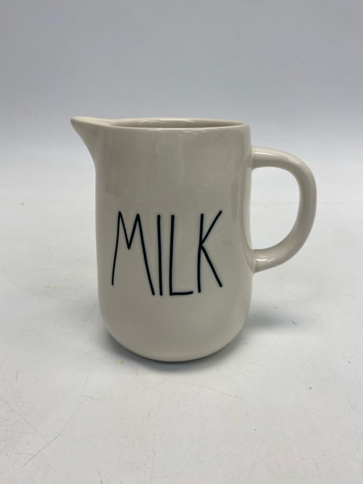 Rae Dunn Cranberry Black Words Pitcher