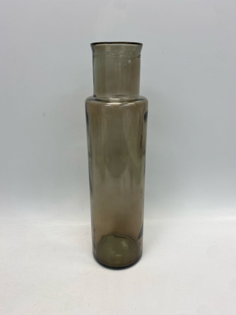 Brown Glass Vase