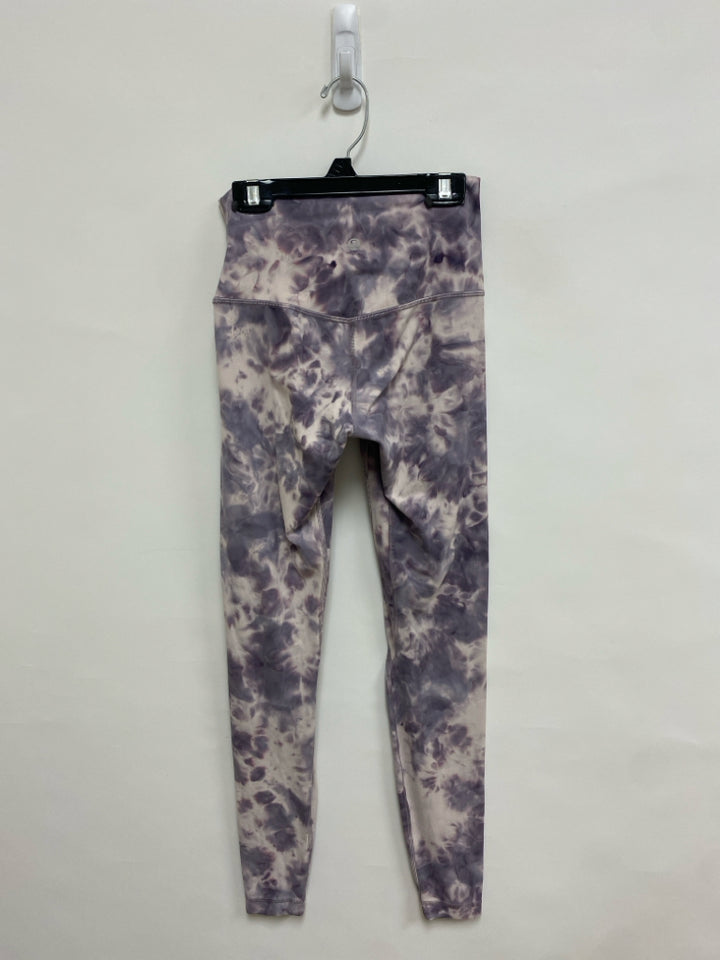 Lululemon Size 4 Purple Pink Tie Dye Athletic Leggings