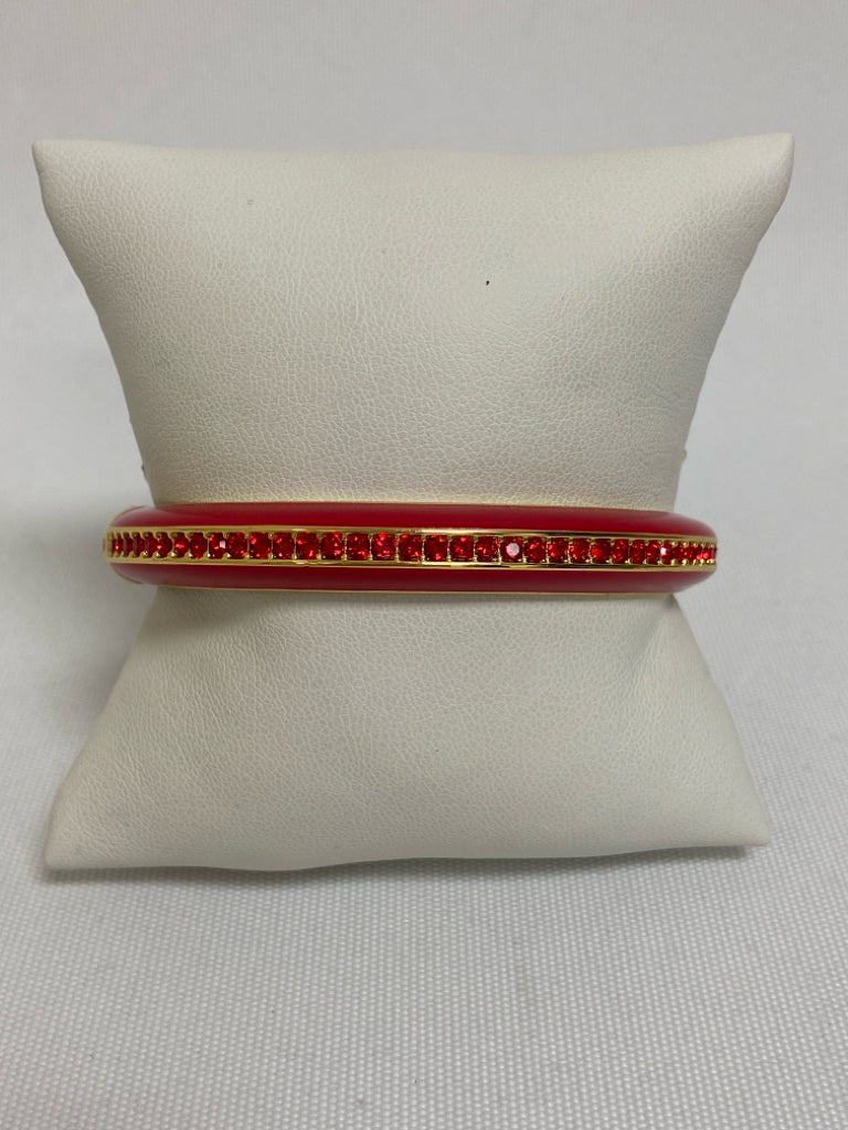 Talbots Red Gold Color Jeweled Bracelet