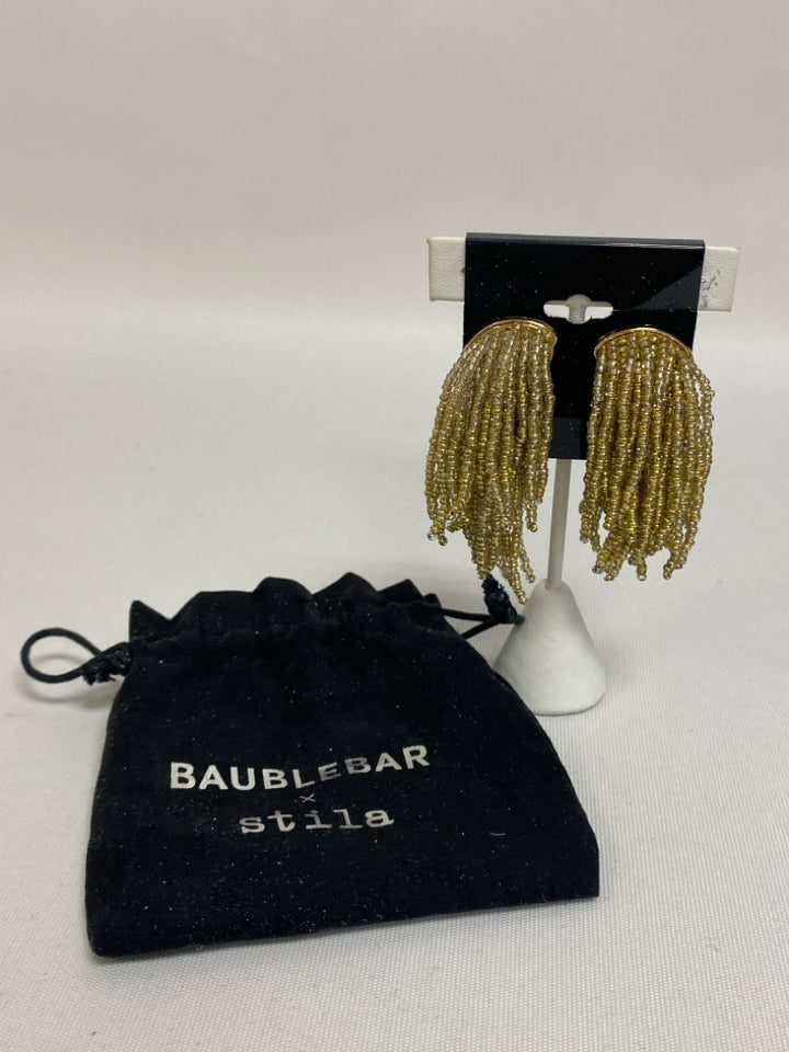 Baublebar Gold Color Beaded Earrings