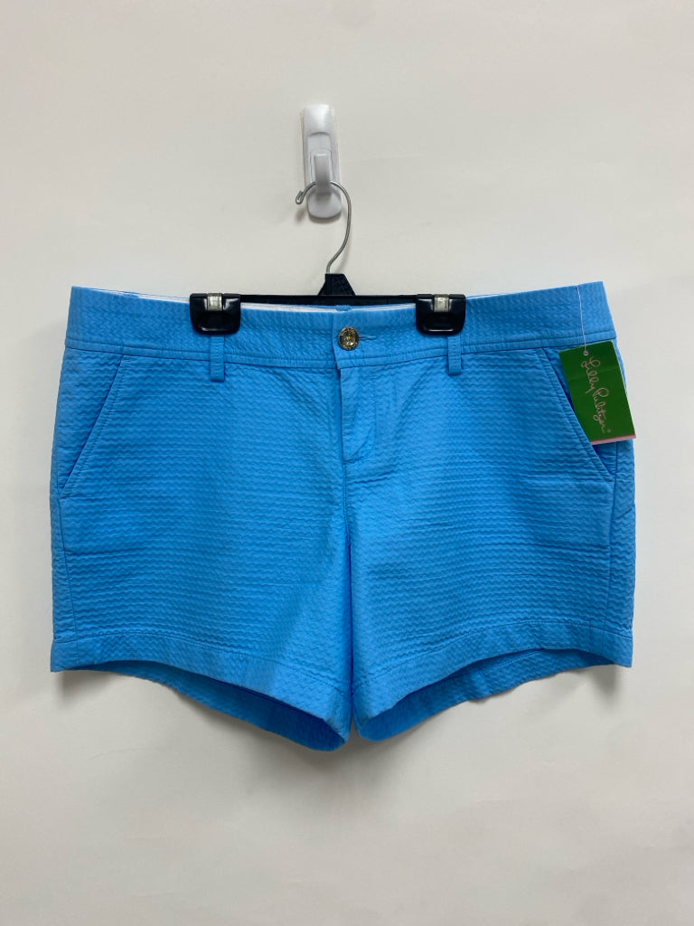 NWT LILLY PULITZER Size 14 Blue Texture Ladies Shorts