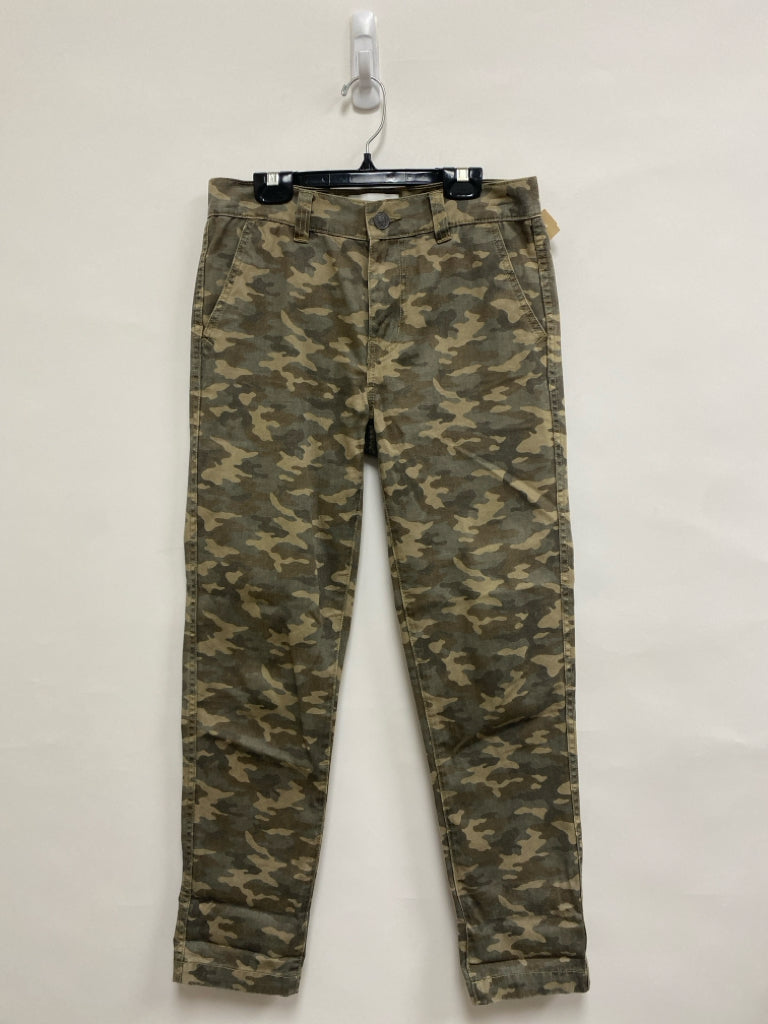 Current/Elliott Size 24 Olive Green Brown/Black Camouflage Ladies Pants