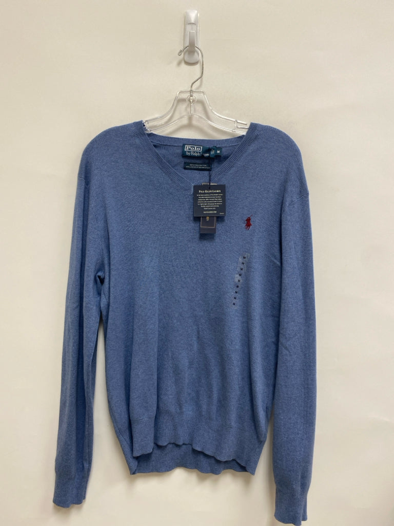 NWT Polo Size M Blue V Neck Men&