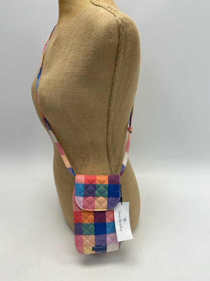 NWT Vera Bradley Multi-Color Checkered Fabric Crossbody