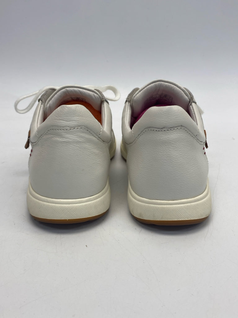 Josef Seibel  Size 39 White Lace-up Leather Sneakers